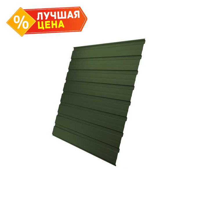 Профлист Grand Line С10В GreenCoat Pural BT, matt 0.5 мм RR 11 Темно-Зеленый