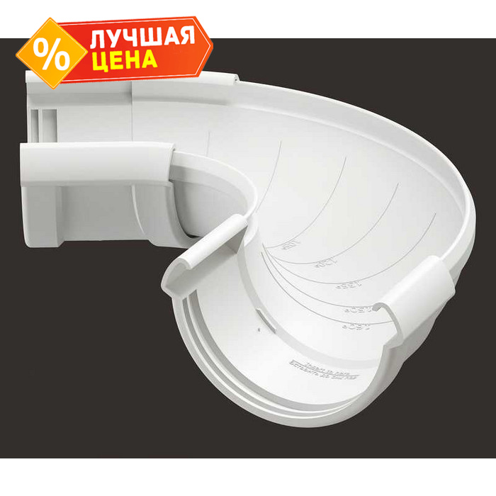 Угол Docke LUX RAL 9003 Пломбир