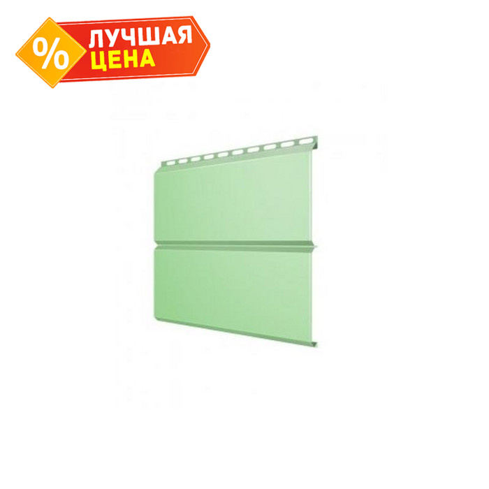 Софит ЭкоБрус с перфорацией 0,345 Grand Line 0,45 PE RAL6019 бело-зеленый