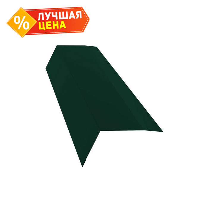 Планка карнизная 100х65 0,5 Satin Мatt RAL 6005 зеленый мох