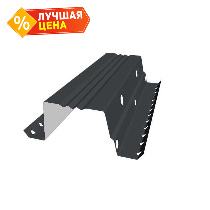 Вентилируемый прогон опорный фальц PRO Satin с пленкой RAL 6005 зеленый мох (0,43м)