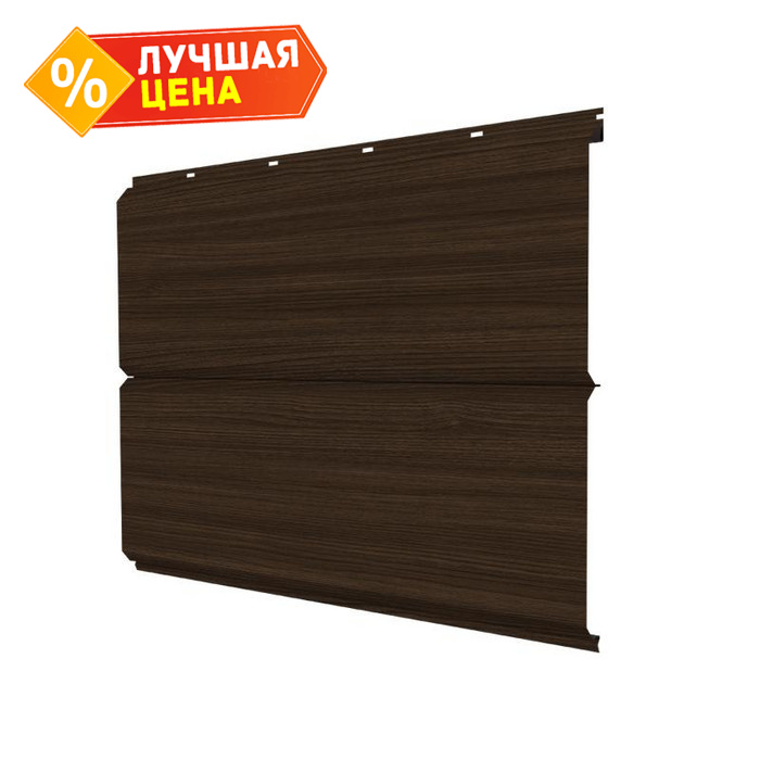 Софит ЭкоБрус new без перфорации 0,45 Print Elite Coffee Wood