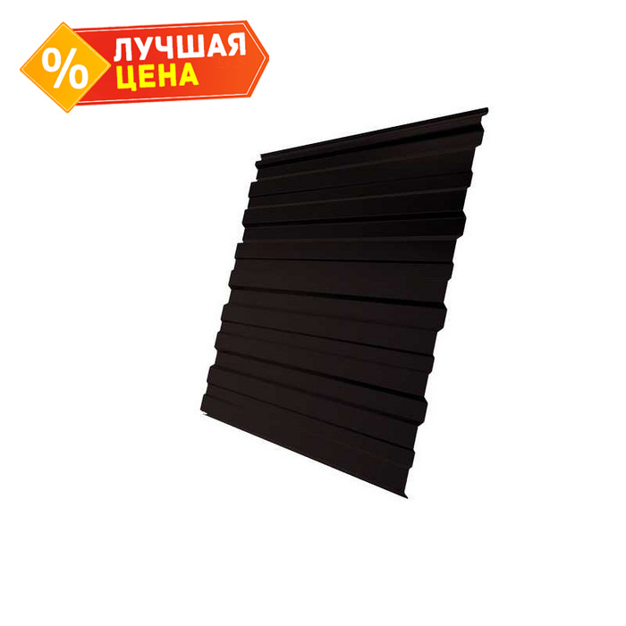 Профлист Grand Line С10R Satin Matt 0.5 мм RAL 9005 Черный