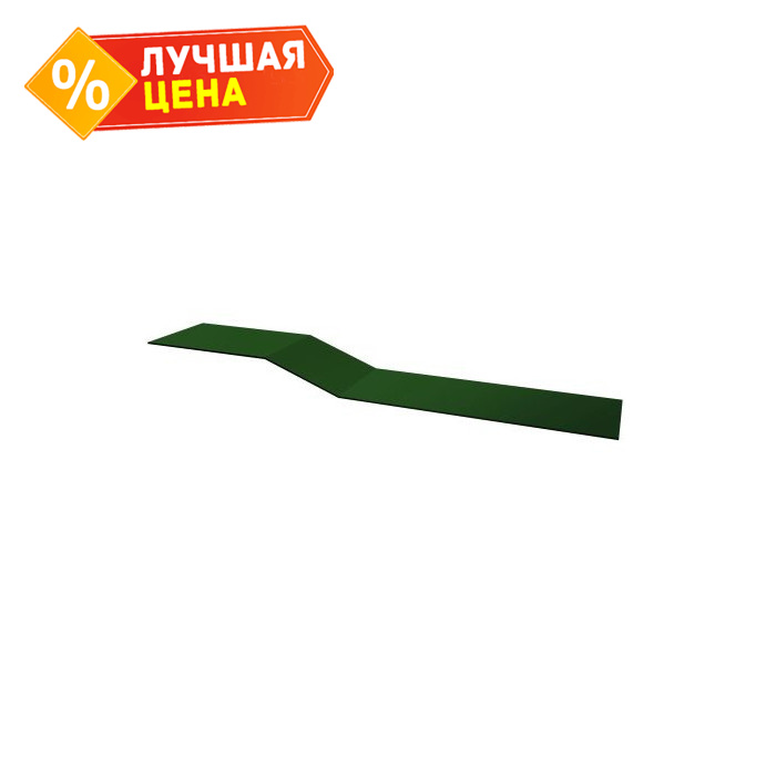 Планка крепежная фальц 0,45 Drap RAL 6005 зеленый мох