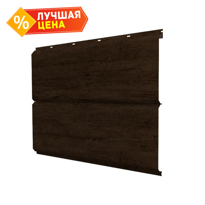 Софит ЭкоБрус new без перфорации 0,45 Print Elite Antique Wood