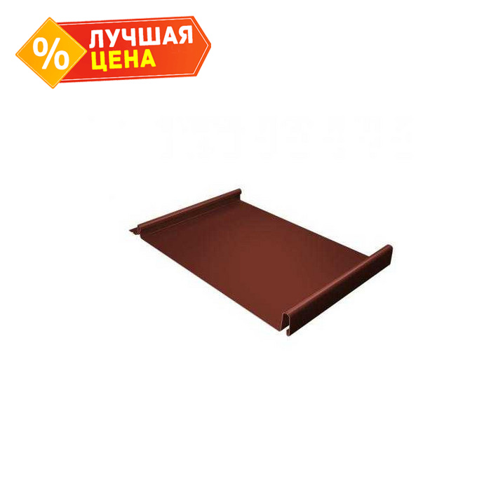 Фальцевая кровля Кликфальц Grand Line 0,45 Drap RAL 8004 Терракота