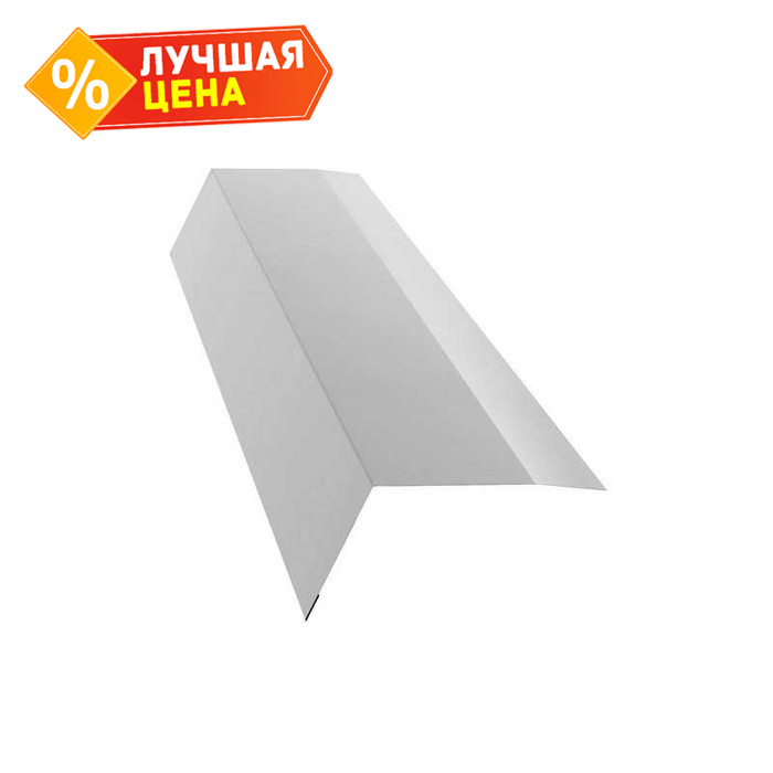 Планка карнизная 100х65 0,5 Satin с пленкой RAL 9003 сигнальный белый