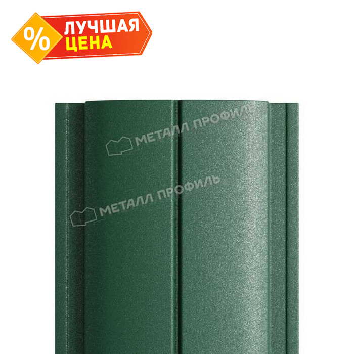 Штакетник Металл Профиль ELLIPSE-T 0,5 VikingMP® E RAL6005 Зеленый мох