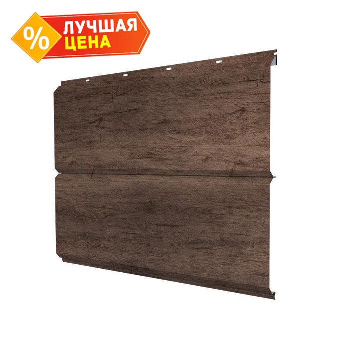 Софит ЭкоБрус new без перфорации 0,45 Print Elite White Wood