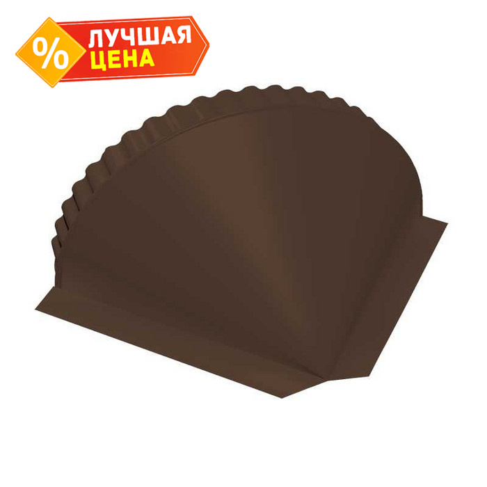 Заглушка малая конусная Quarzit PRO matt RAL 8017