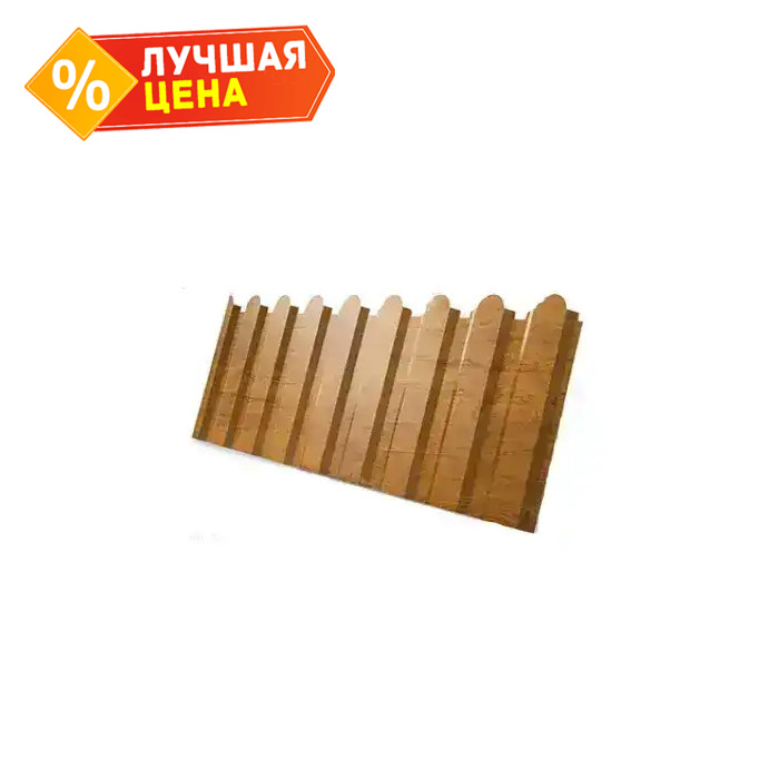 Профлист Grand Line фигурный C20A Print Elite 0.45 мм Golden Wood