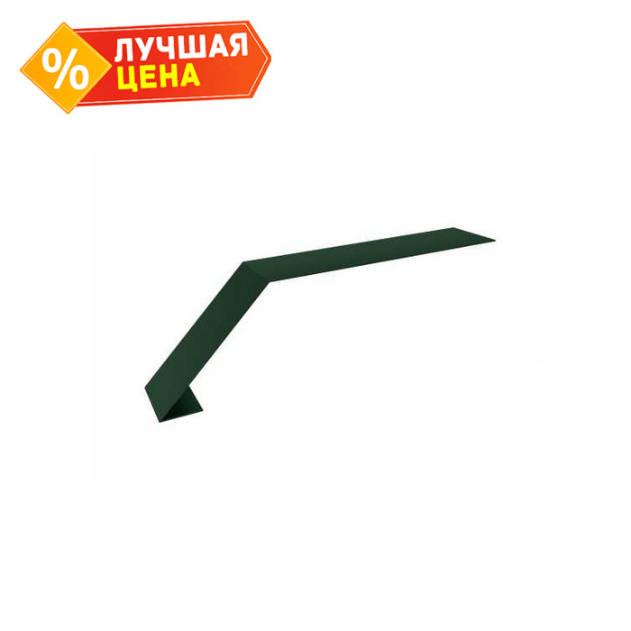 Планка капельник 100х60 0,5 Velur RAL 6020 хромовая зелень