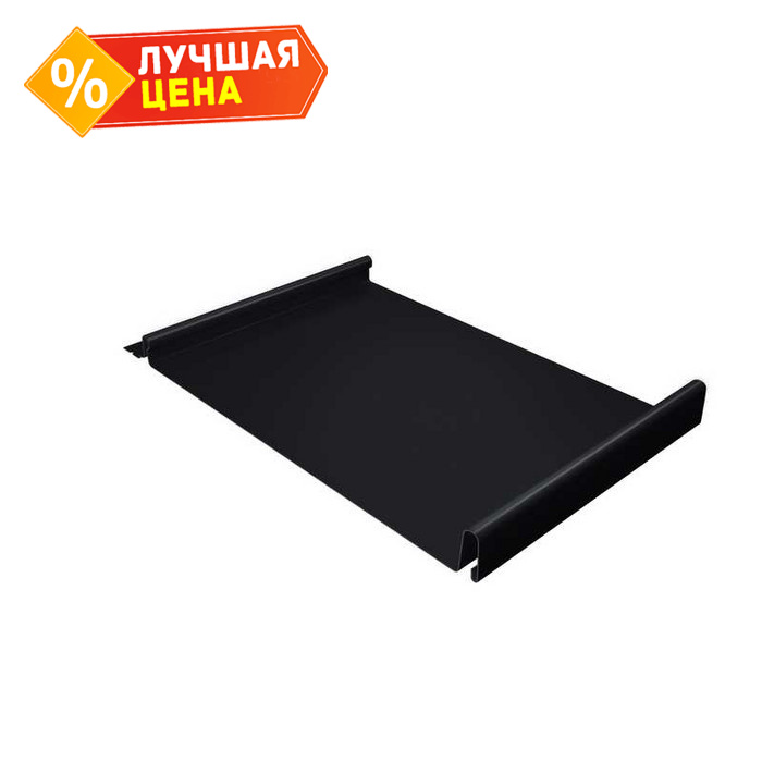 Фальцевая кровля Кликфальц Grand Line 0,5 Velur RAL 9005 Черный