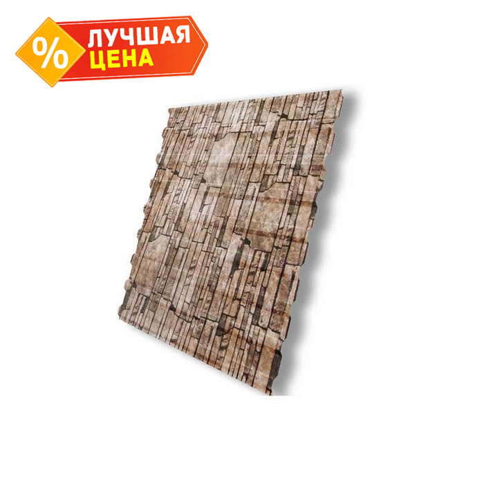 Профлист Grand Line С20В Print Elite 0.45 мм Sand Stone