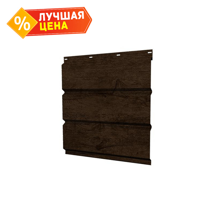 Софит металлический полная перфорация 0,45 Print Premium Antique Wood