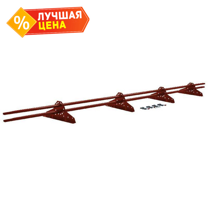 Снегозадержатель NEW трубчатый Grand Line RAL 3009 3м