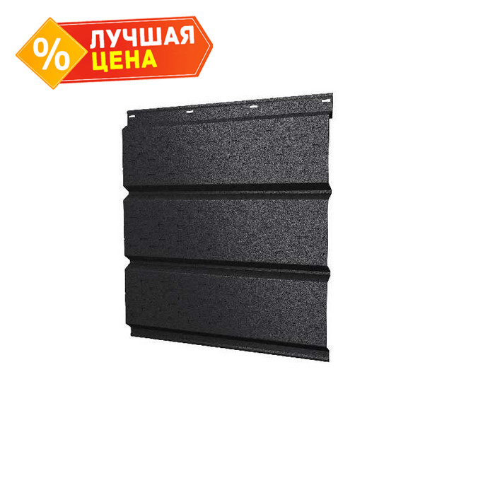 Софит металлический полная перфорация 0,5 Rooftop Matte с пленкой RAL9005 черный