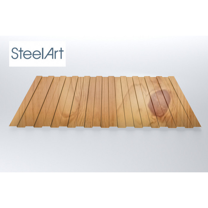 Профнастил SteelX C8  SteelArt 0,4  Золотой дуб