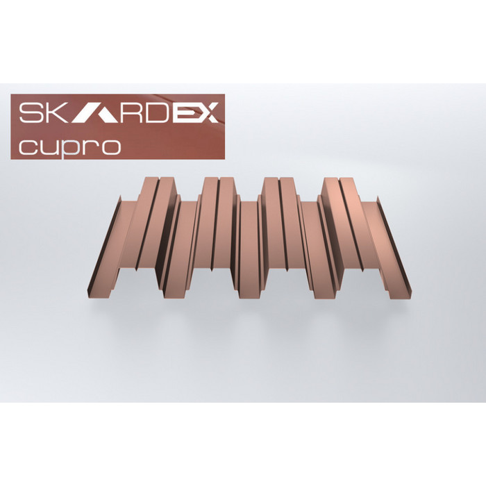 Профнастил SteelX Н75 SKARDEX cupro 0,45  Медный