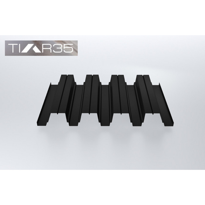 Профнастил SteelX Н75 TIAR35  0,5 RAL 9005