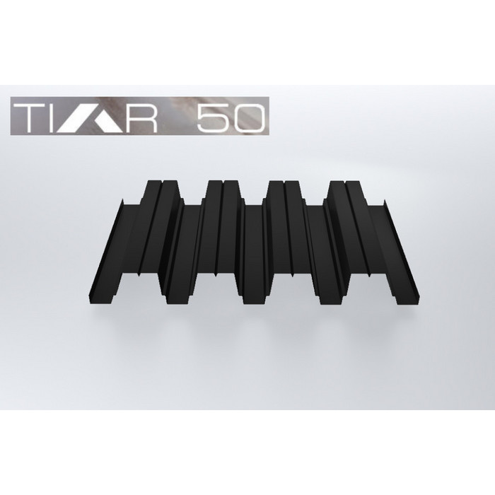 Профнастил SteelX Н75 TIAR50  0,5 RAL 9005