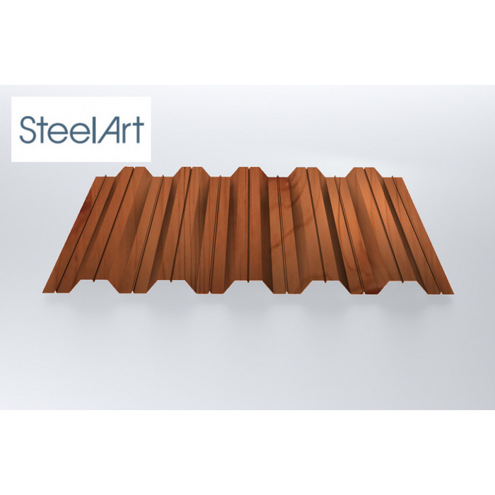 Профнастил SteelX НС35 SteelArt  0,4  Золотой дуб