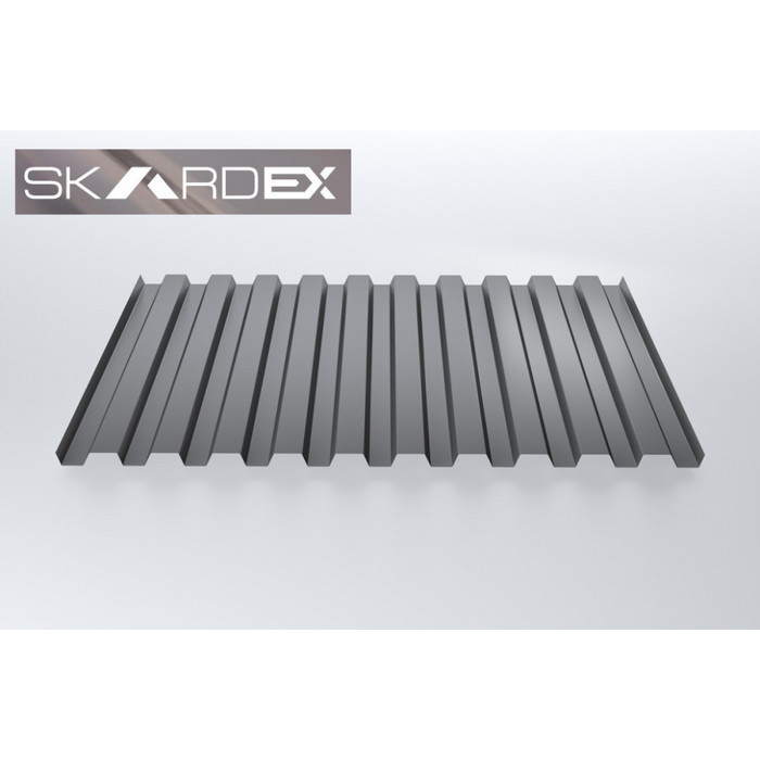 Профнастил SteelX C21 SKARDEX  0,5 RAL 3005 Вишневый