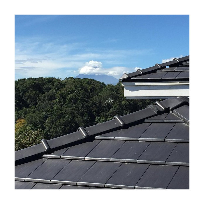 Коньковая черепица угловая 100гр., Graphite, Tejas Borja