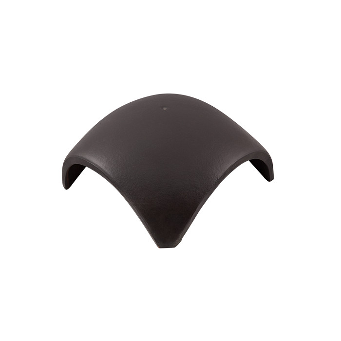 Вальмовая черепица, Антрацит матовый, ABC