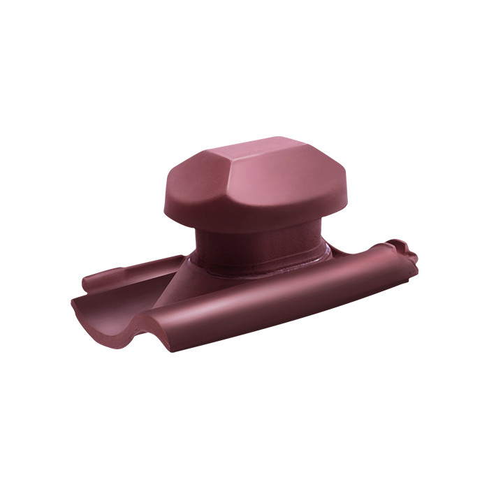 Черепица с сант вент выходом, TG10, Марон, ABC