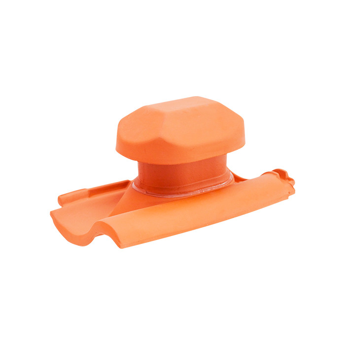 Черепица с сант вент выходом TG10, Натуральный красный, ABC