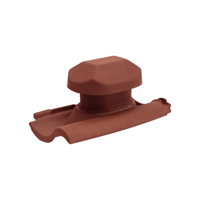 Черепица с сант вент выходом, TG10, Медно-коричневый, ABC