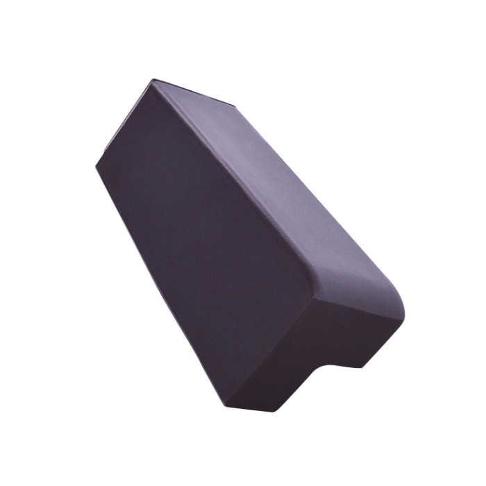 Боковая угловая правая черепица, Квест, Матовый коричневый, Maruso