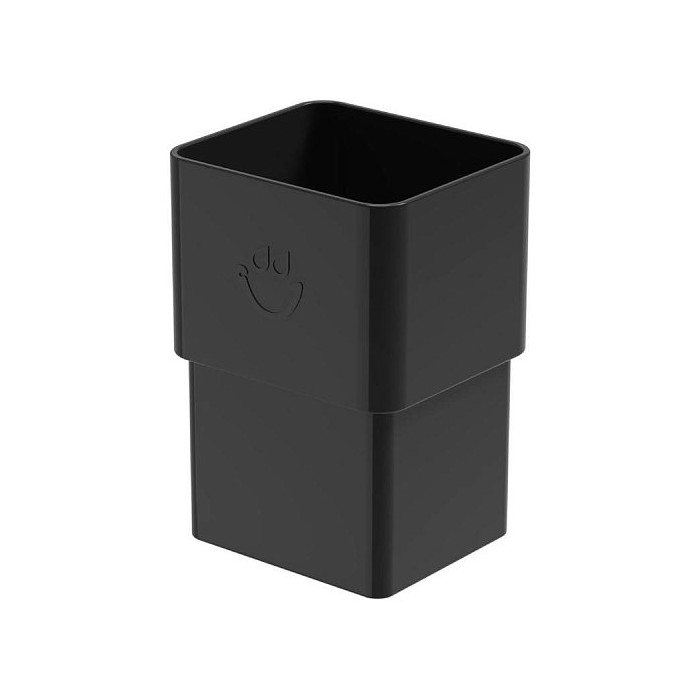 Муфта трубы ПВХ2, 135/80 мм, цвет Графит, Galeco