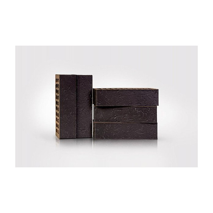 Лицевой керамический кирпич пустотелый, Black Premium, NF, Красная гвардия