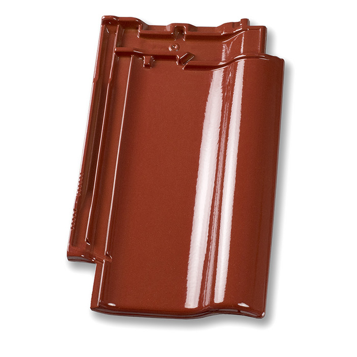 Керамическая черепица Nelskamp F 12, Красный глянцевый