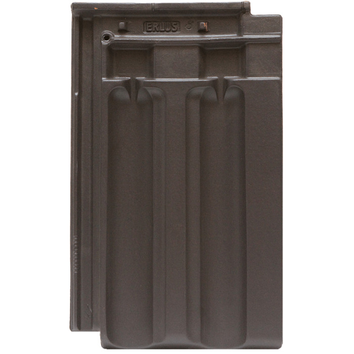 Керамическая черепица Erlus Grossfalzziegel, Антрацит