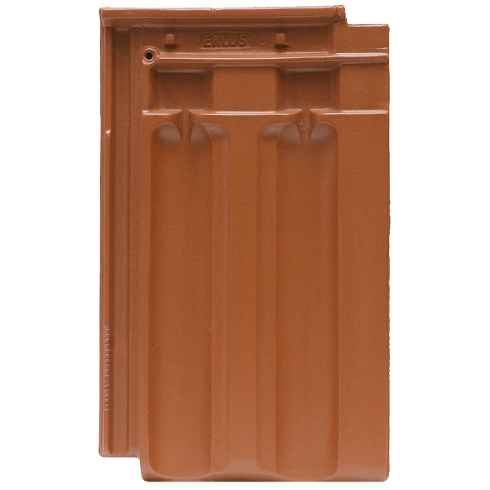 Керамическая черепица Erlus Grossfalzziegel, Медно-коричневый