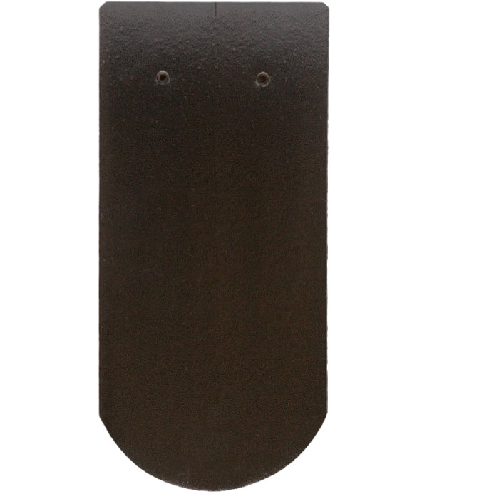 Керамическая черепица Erlus Biber, Алмазно-черный