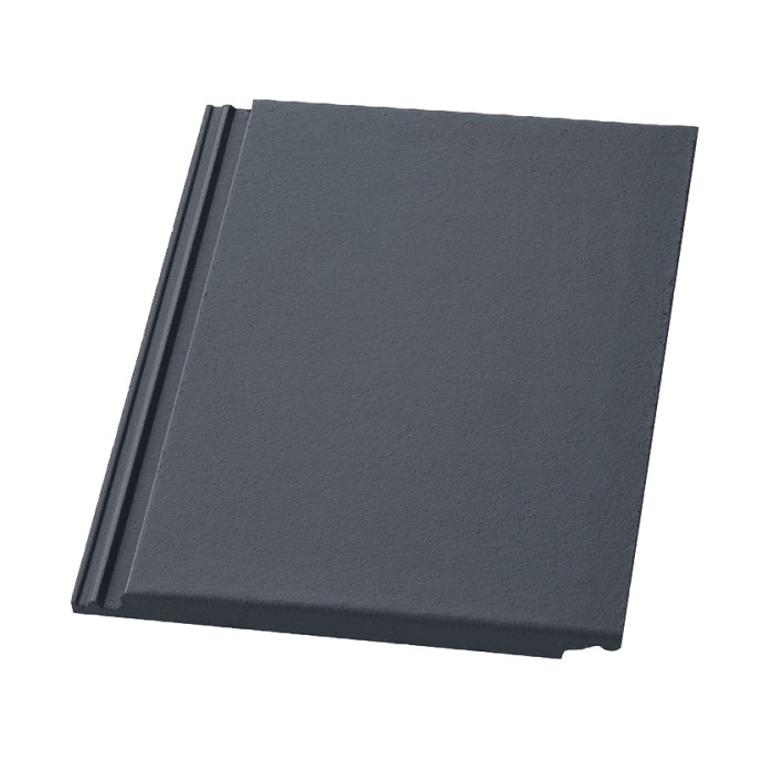 Цементно-песчаная черепица рядовая, Planum, Темно-серый, Nelskamp