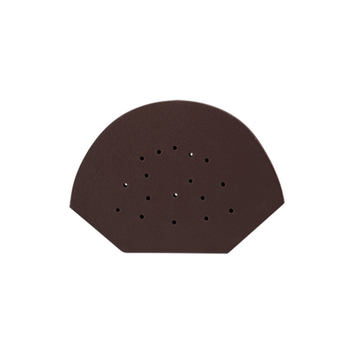 Заглушка конька керамическая, Антрацит матовый, ABC