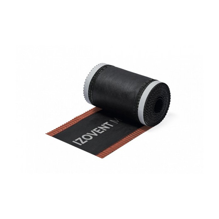 Аэроэлемент конька/хребта IZOVENT M, 5х0,230, для керамической и цементно-песчаной черепицы, Красный, 4roof