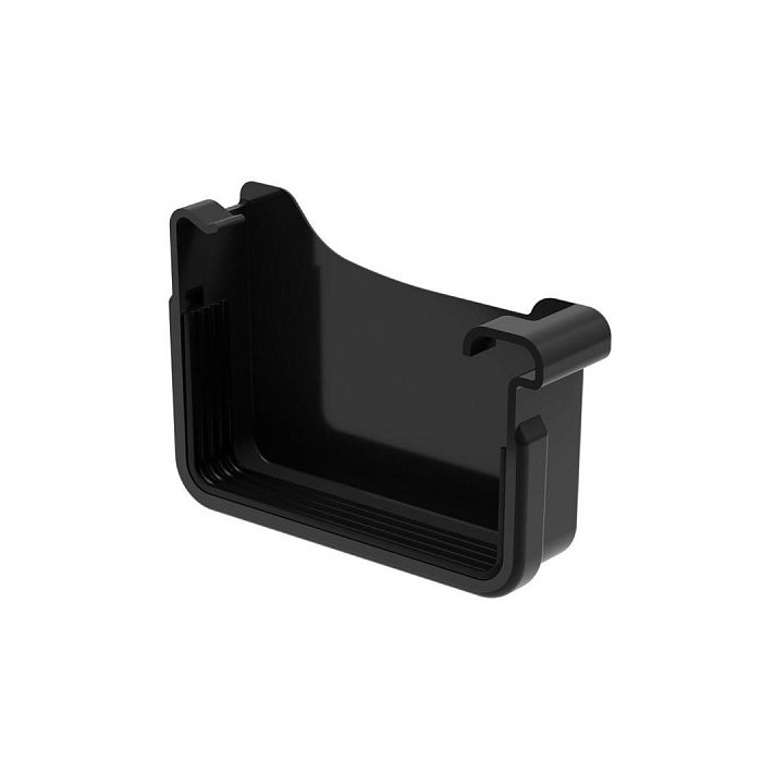 Заглушка правая ПВХ2, 135/80 мм, цвет Графит, Galeco