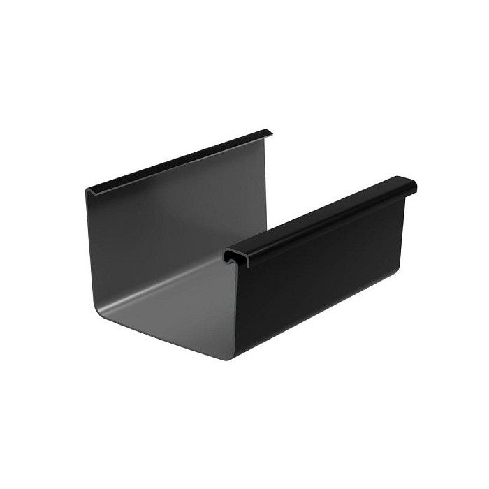 Желоб (4 м.) ПВХ2, 135/80 мм, цвет Графит, Galeco