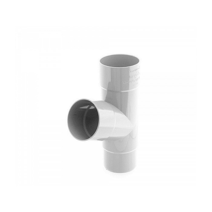 Тройник трубы, пвх, 110/110/110 мм, белый, BRYZA