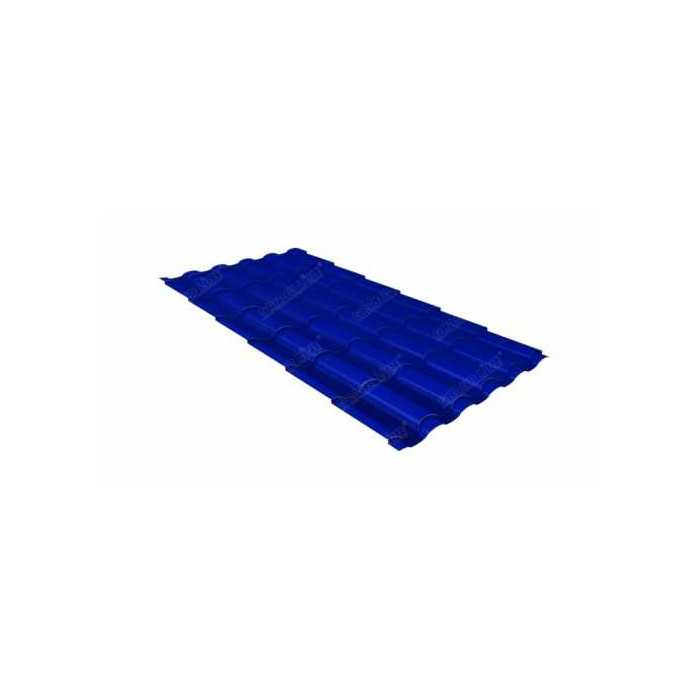 Металлочерепица Grand Line Kredo 0,45 Полиэстер RAL 5002 Ультрамариново-синий