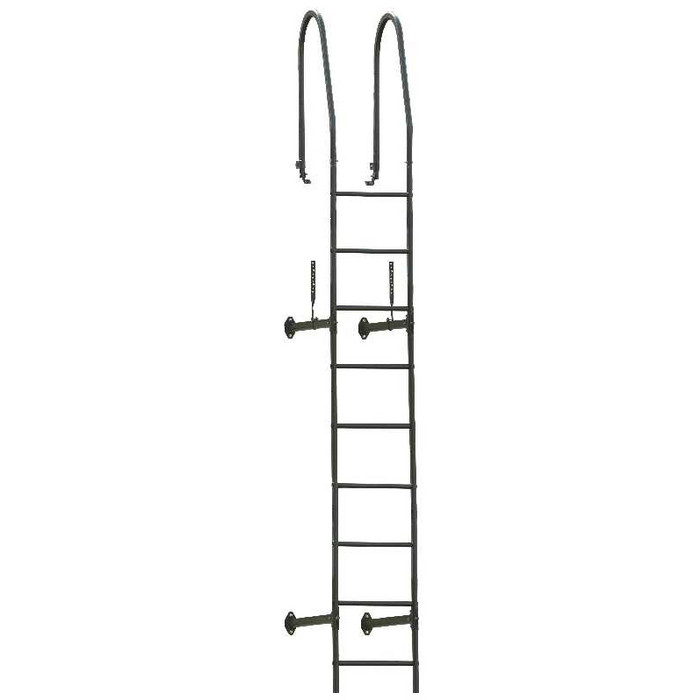 Лестница стеновая Grand Line RAL 8017 3м