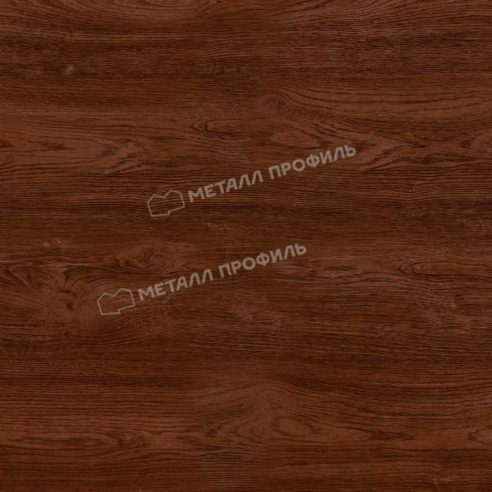 Планка примыкания верхняя 250х147х2000 (ECOSTEEL-01-МореныйДуб-0.5) - фото №1