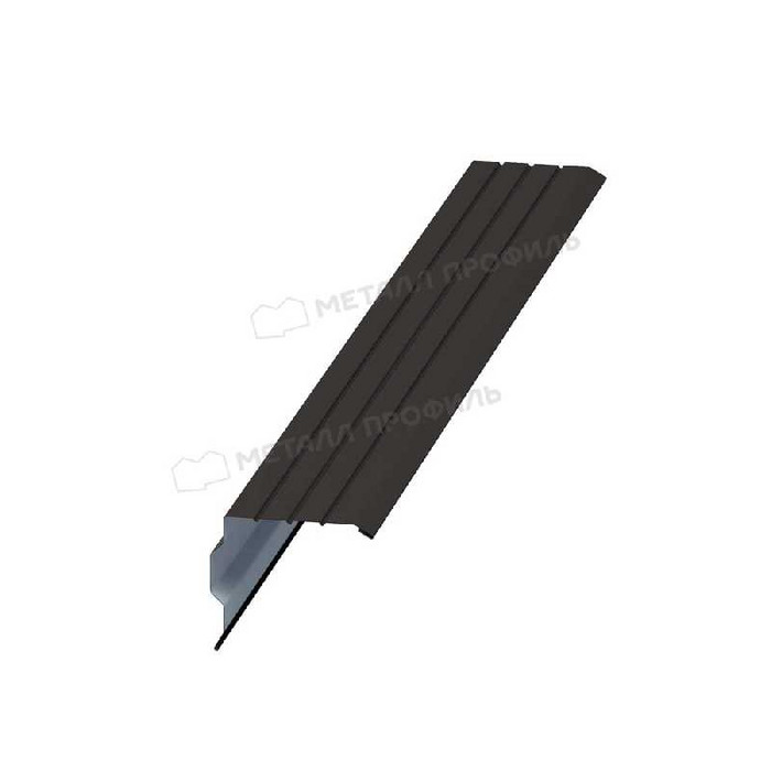 Планка торцевая 90х115х2000 NormanMP (ПЭ-01-RR32-0.5) - фото №1