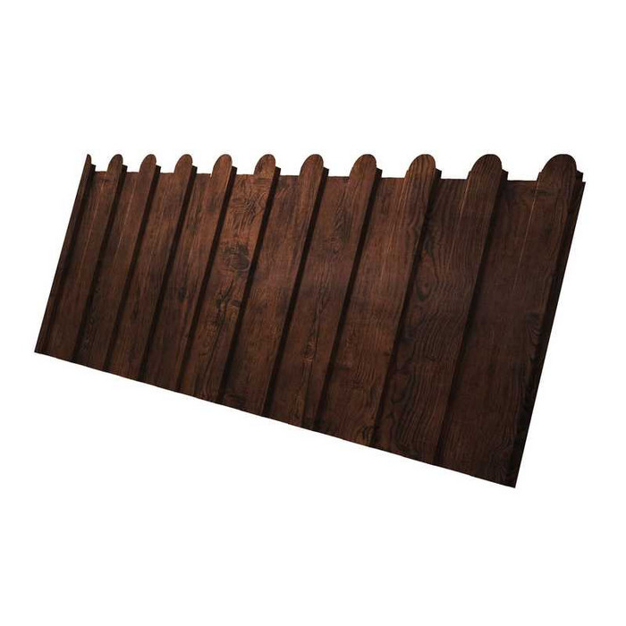 Профнастил С8А фигурный 0,45 Print Elite с пленкой Cherry Wood